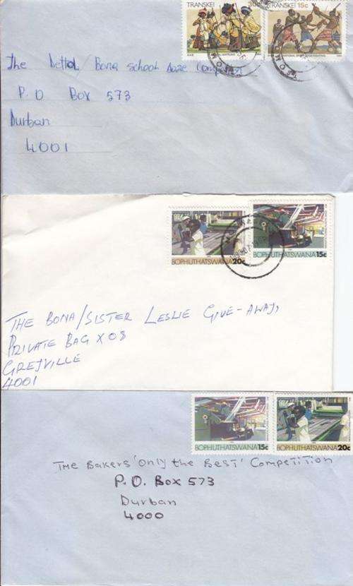 3X FDC's - As per photo