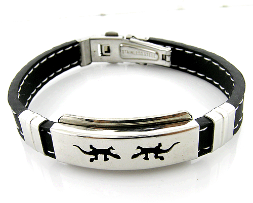 THIS IS A TOP QUALITY  BRACELET FOR MEN!  STUNNING * A MUST BID*** 316L Stainless steel Men's Bangle