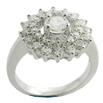 LATE ENTRY  BEAUTIFUL RING! 925 Sterling Silver White CZ  Ring* A MUST BID!*