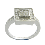 NEW STOCK. LOOK!!! This is a MUST BID!  BEAUTIFUL RING 925 silver White CZ Ring
