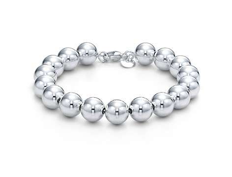 SUPER SPECIAL FOR TODAY ! 925 sterling silver jewelry TIFFANY Bracelet  WITH silver balls!!!!!!!!!!