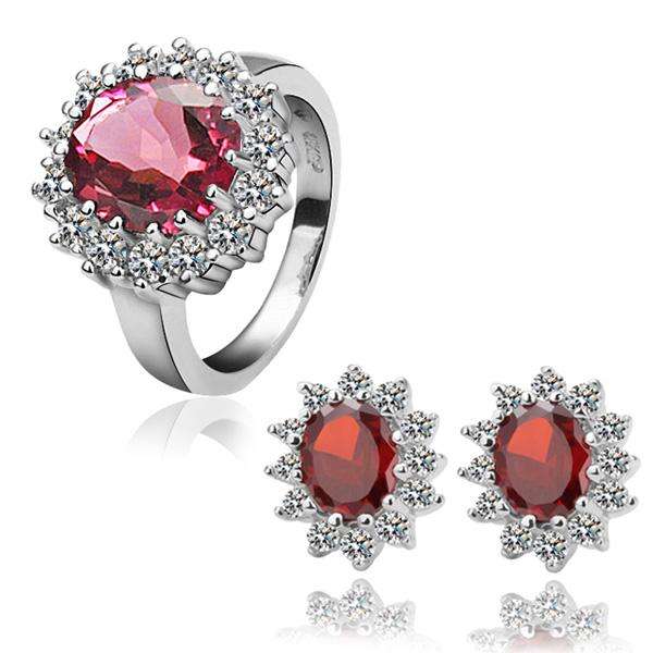 IMPRESSIVE!!!!- THIS IS THE MOST BEAUTIFUL RING AND EARRINGS A MUST!  LOOK AT THIS RING!!!!