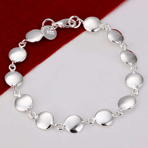 NEW STOCK... PLEASE LOOK!! IMPRESSIVE SILVER LINK BRACELET STAMPED 925--  NEVER BEFORE FOR R1-00!!!!