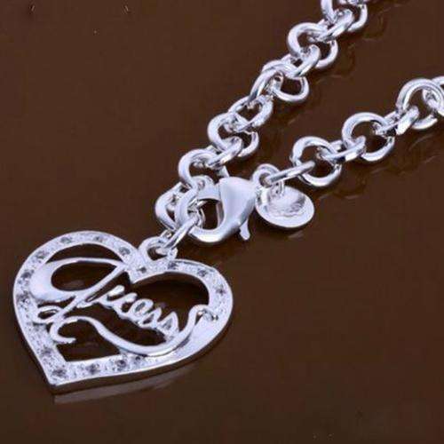 NEW! IMPRESSIVE NECKLACE 925 STERLING SILVER STAMPED NEVER BEFORE FOR R1(OPTION TO PURCHASE BRACELET