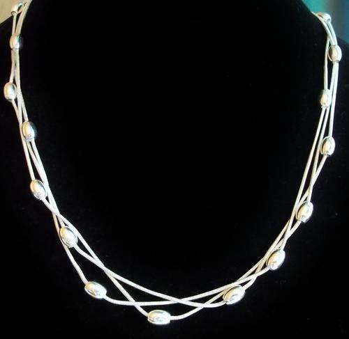 WoW! Absolutely SA SHIPPING! Beautiful!Set of 3 xSTRING NECKLACE 925 STERLING SILVER.... IN STOCK!