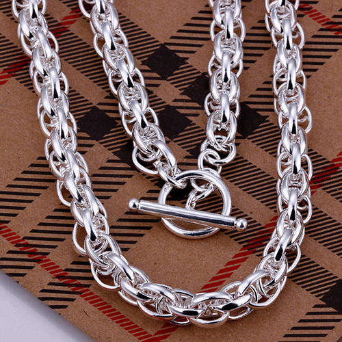 NEW! IMPRESSIVE NECKLACE 925 STERLING SILVER STAMPED NEVER BEFORE FOR R1(OPTION TO PURCHASE BRACELET