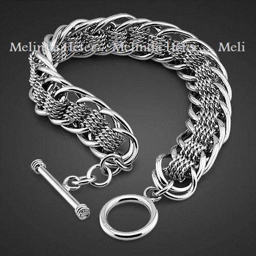 NEW STOCK... FIRST TIME EVER ON R1 AUCTION - CHARM SILVER BRACELET!   NEVER BEFORE FOR R1-00!!!!