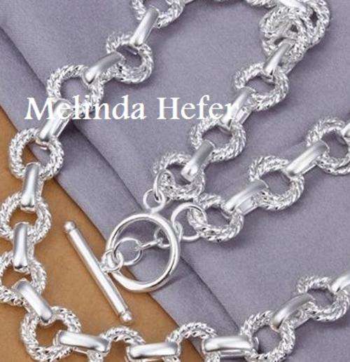 NEW! IMPRESSIVE NECKLACE 925 STERLING SILVER STAMPED NEVER BEFORE FOR R1(OPTION TO PURCHASE BRACELET