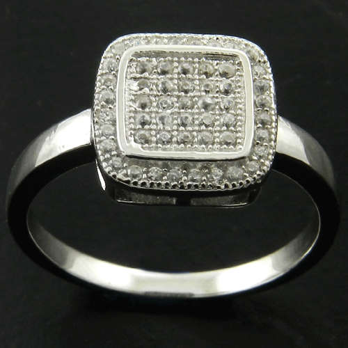SOLID 925 SILVER MICRO SETTING RING!  FIRST TIME EVER ON R1 AUCTION - IMPRESSIVE