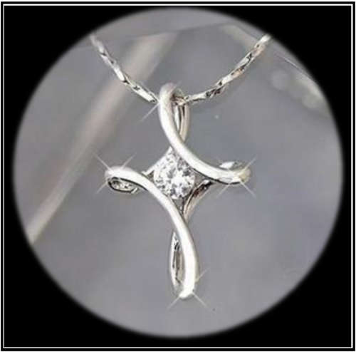 Sterling SILVER 925 CROSS PENDANT NECKLACE - ABSOLUTELY BEAUTIFUL - PERFECT GIFT!!!!