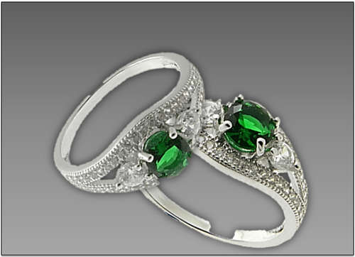ABSOLUTELY MUST BID! SOLID 925 MICRO SETTING RING! FIRST TIME ON R1 AUCTION! ADD EARRINGS SET!