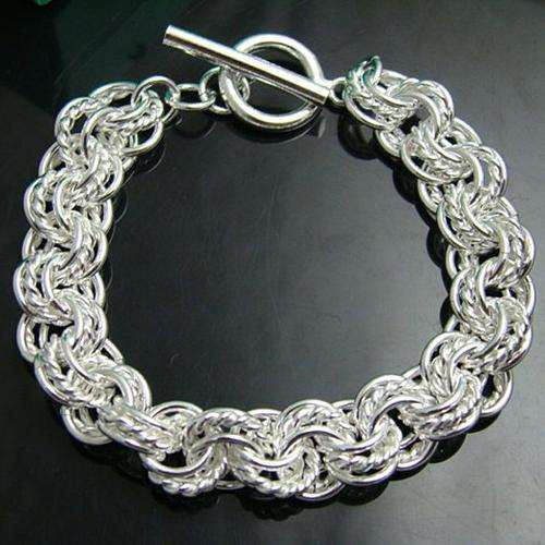 NEW STOCK! FIRST TIME ON R1 AUCTION - 925 SILVER STAMPED BRACELET!SEE WHAT CAN COMBINE FOR FREE SHIP
