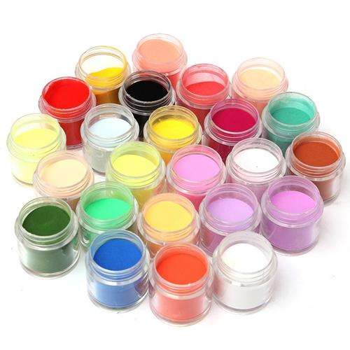 NEW! Bargains! 24 Colors Acrylic Manicure Nail Art Powder Dust Decoration SEE ALL OPTIONALS! NEW!