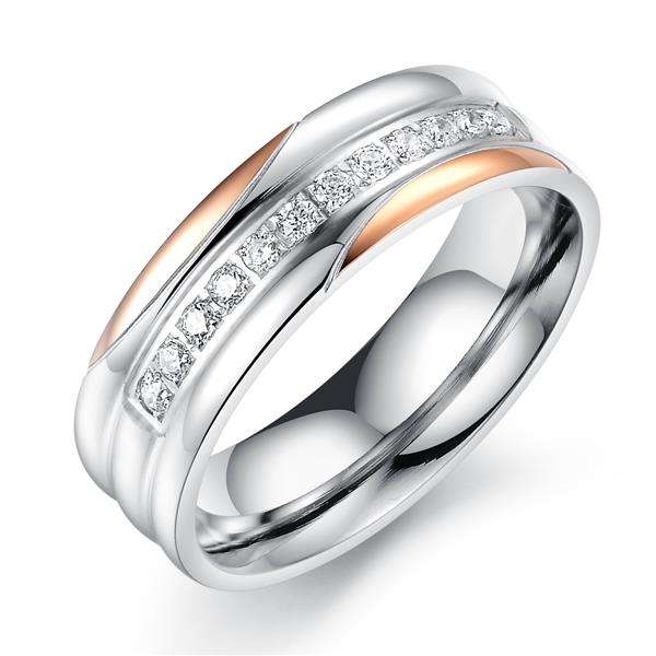 LOVE THIS RING! NEW! BEAUTIFUL! MUST BID! TITANIUM STEEL CZ RING! FIRST TIME ON R1 AUCTION!