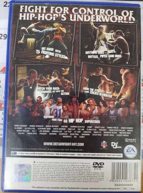 Def Jam: Fight for NY (PS2)
