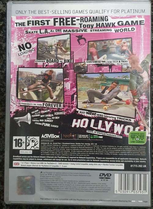 Tony Hawk`s American Wasteland (PS2 Platinum)