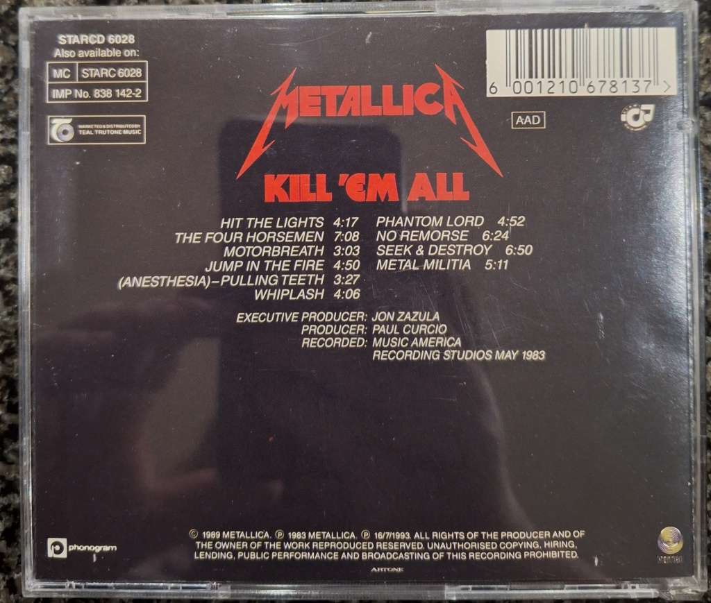 Metallica - Kill `em All