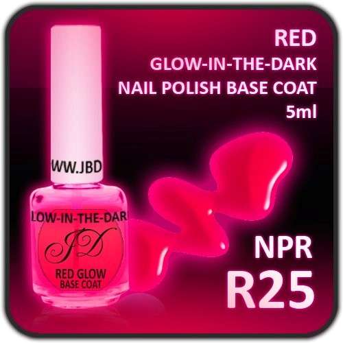Glow in the dark nail polish - Pink