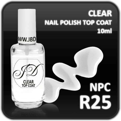 Glow in the dark nail polish - Clear top coat