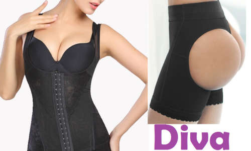Corset **Ladies Waist-Slimming** 9 steel bones AND Bum Lifter (Combo 13)