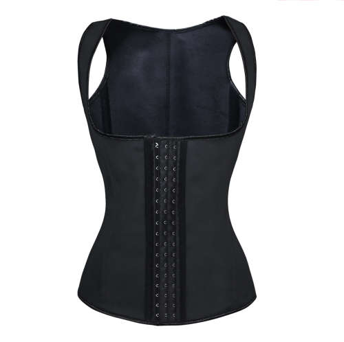 100% Latex Workout Waist Trainer with 4 steel bones (Over the shoulder)