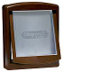 Staywell Large Plastic Pet Door - brown