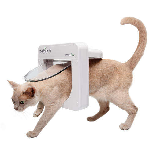 PetPorte catflap - works with your cat's microchip! - white