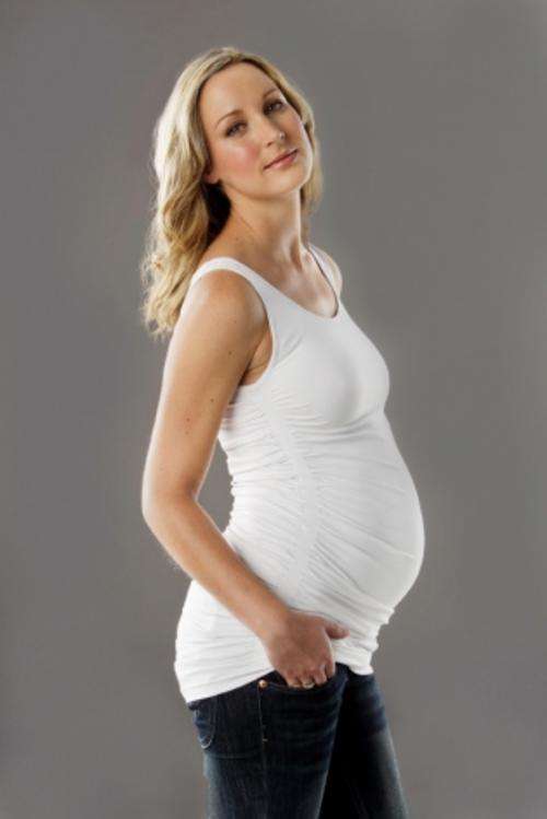 Yummy Mummy Ruche top/dress M-L, white, new, never been worn/washed