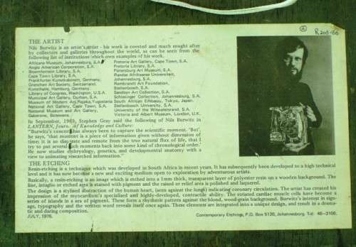 NILS BURWITZ RESIN ETCHING OF THE HUMAN HEART