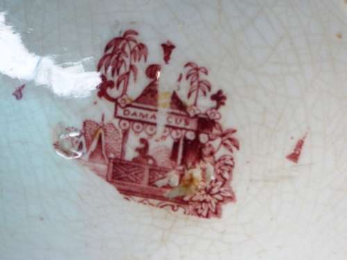 DAMASCUS ROUND PLATE