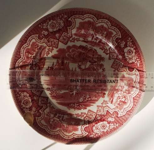 DAMASCUS ROUND PLATE