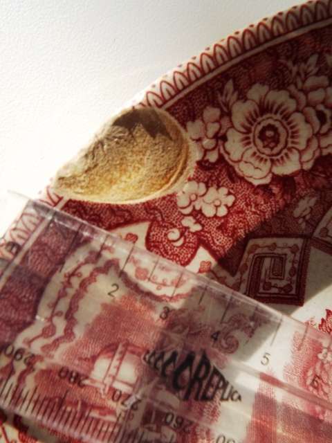 DAMASCUS ROUND PLATE