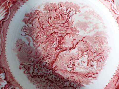 WOOD & SONS "WOODLAND" BOWL - BURSLEM ENGLAND
