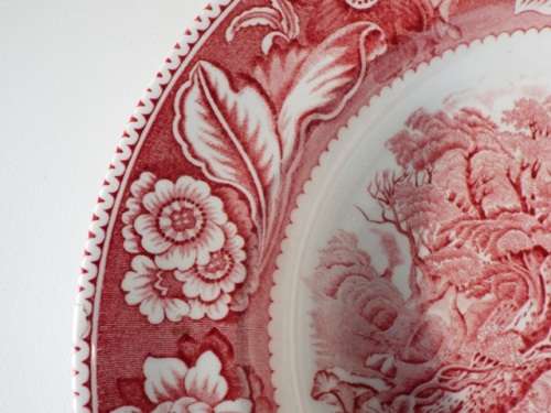 WOOD & SONS "WOODLAND" BOWL - BURSLEM ENGLAND