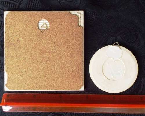 COLLECTABLE BLUE AND WHITE WALL MOUNTABLE TILES