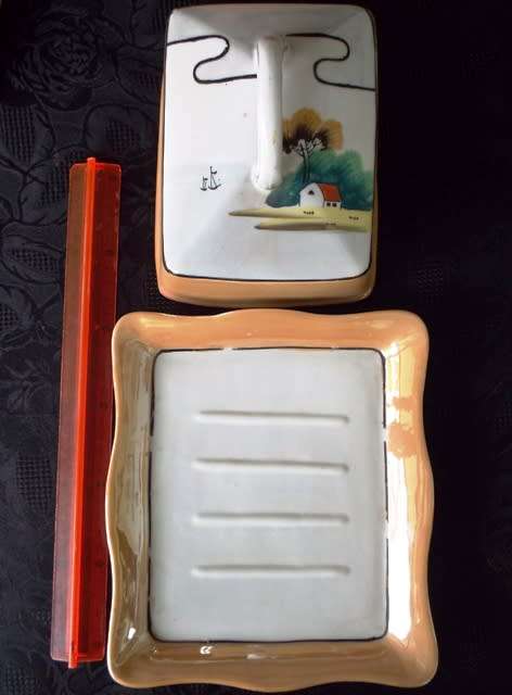 STUNNING CHEESE SERVER WITH LUSTRE FINISH