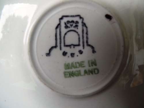 STUNNING 11 PC ROYAL STAFFORDSHIRE WHITE, BLUE AND GOLD TEA SET