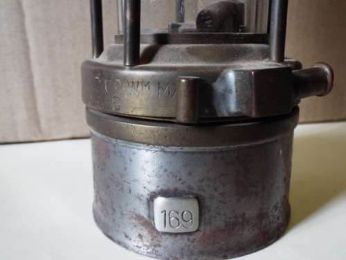 VINTAGE GREEN & SONS WOLF NO 1 MINING/SAFETY LAMP
