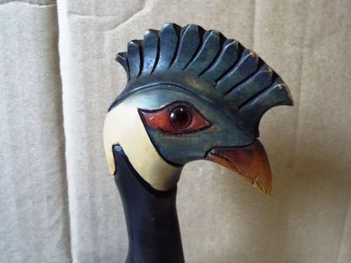 STUNNING PAIR OF HAND CRAFTED GUINEA FOWL