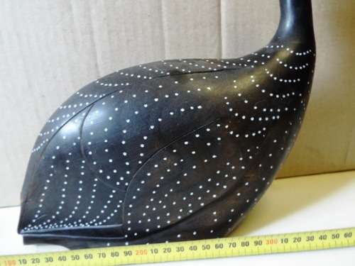 STUNNING PAIR OF HAND CRAFTED GUINEA FOWL