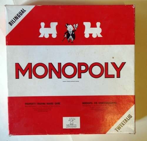 VINTAGE BI-LINGUAL MONOPOLY GAME IN BOX)