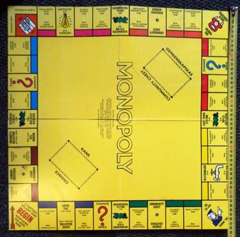 VINTAGE BI-LINGUAL MONOPOLY GAME IN BOX)