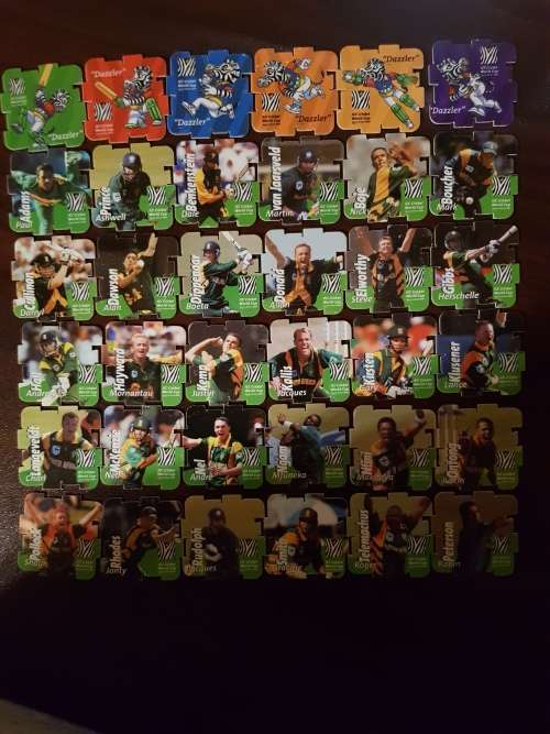 Complete 2003 ICC Cricket World Cup South Africa tazo collection