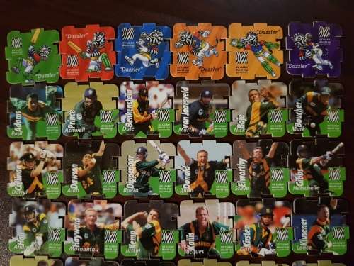 Complete 2003 ICC Cricket World Cup South Africa tazo collection