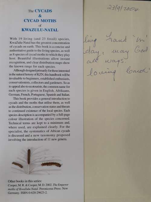 (signed) Cycads & Cycad Moths of KwaZulu-Natal ~ Cooper / Goode
