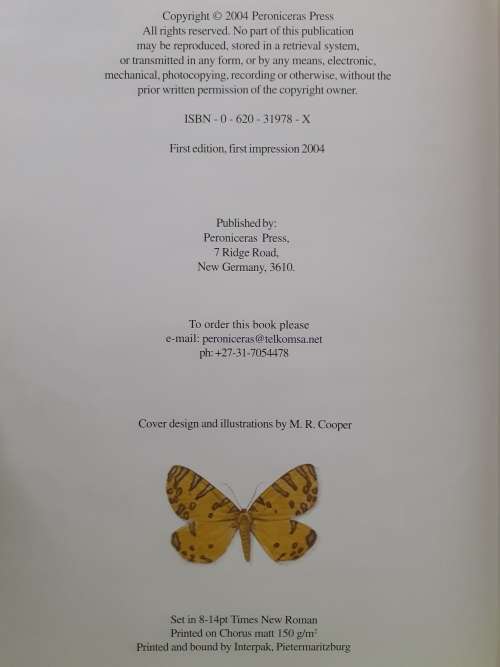 (signed) Cycads & Cycad Moths of KwaZulu-Natal ~ Cooper / Goode