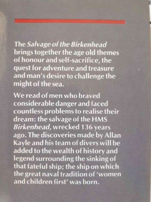 Salvage of the Birkenhead ~ Allan Kayle