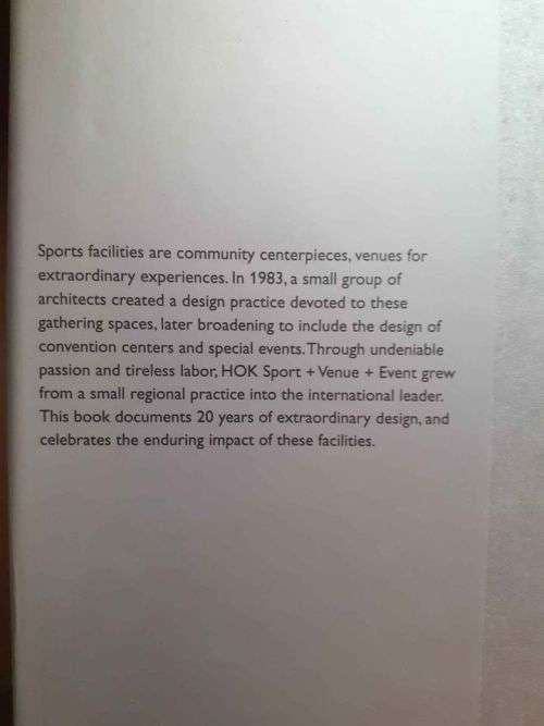 20 Years of Great Architecture ~ HOK Sport + Venue + Event