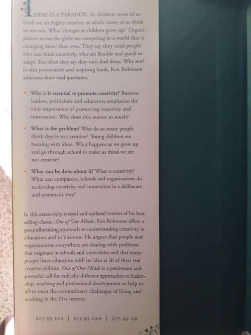 Out Of Our Minds ~ Ken Robinson
