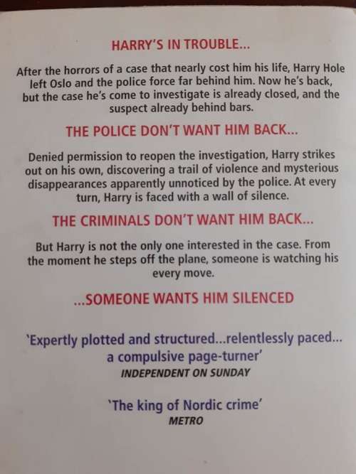 Set of 3 novels by Jo Nesbo